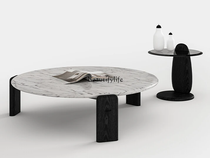 Italian Minimalist Marble round Tea Table Size Combination Home High-End round Coffee Table
Italian Minimalist Marble round Tea Table Size Combination Home High-End round Coffee Table
