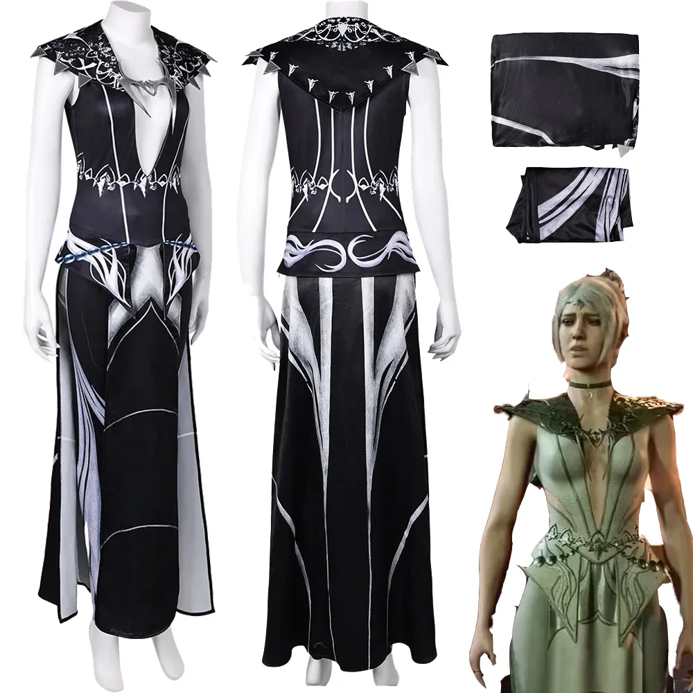 Game Baldur Cos Gate Shadowheart Cosplay Costume Romantic Robe Pants Dress Battle Clothes Outfits Halloween Party Disguise Suit
Game Baldur Cos Gate Shadowheart Cosplay Costume Romantic Robe Pants Dress Battle Clothes Outfits Halloween Party Disguise Suit