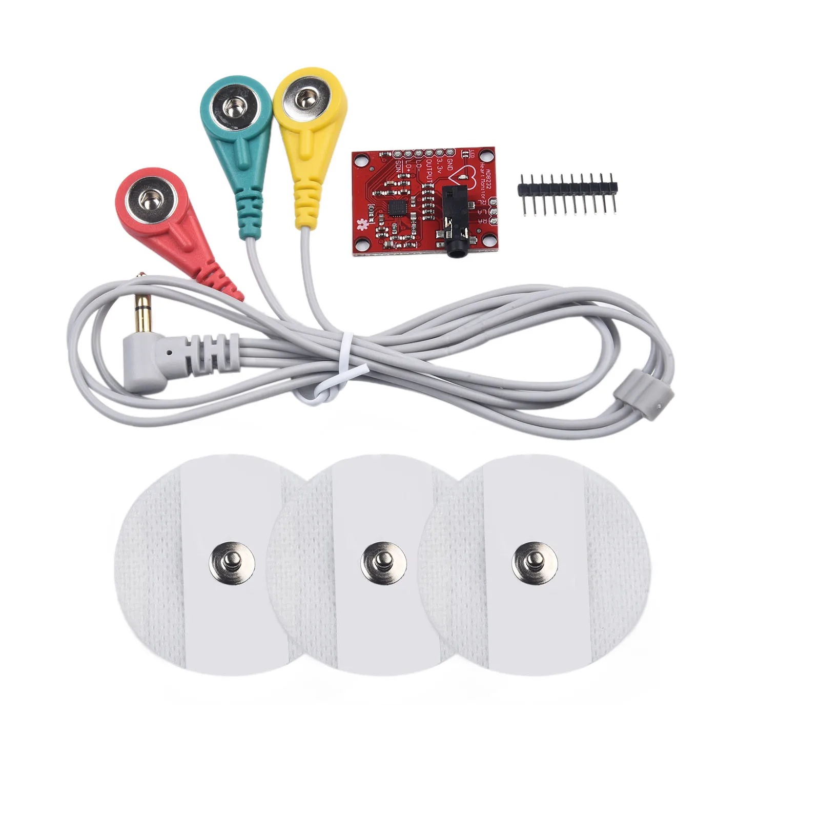 AD8232 Muscle Electrical Sensor Module Analog Raw Signal EMG Collect For Arduino 2.5*2.5 Cm Tools Acesssories
AD8232 Muscle Electrical Sensor Module Analog Raw Signal EMG Collect For Arduino 2.5*2.5 Cm Tools Acesssories