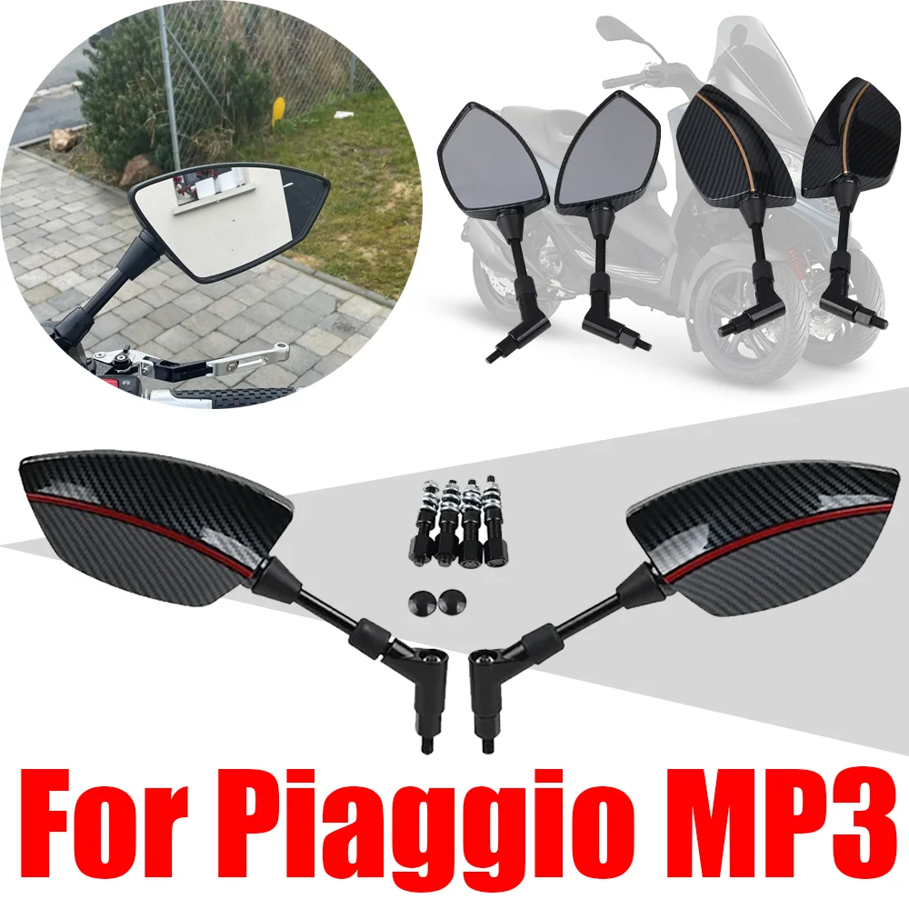 

For Piaggio MP3 250 300 500 530 HPE 8mm 10mm Motorcycle Accessories Rear View Mirror Rearview Mirrors Side Back Mirror Parts