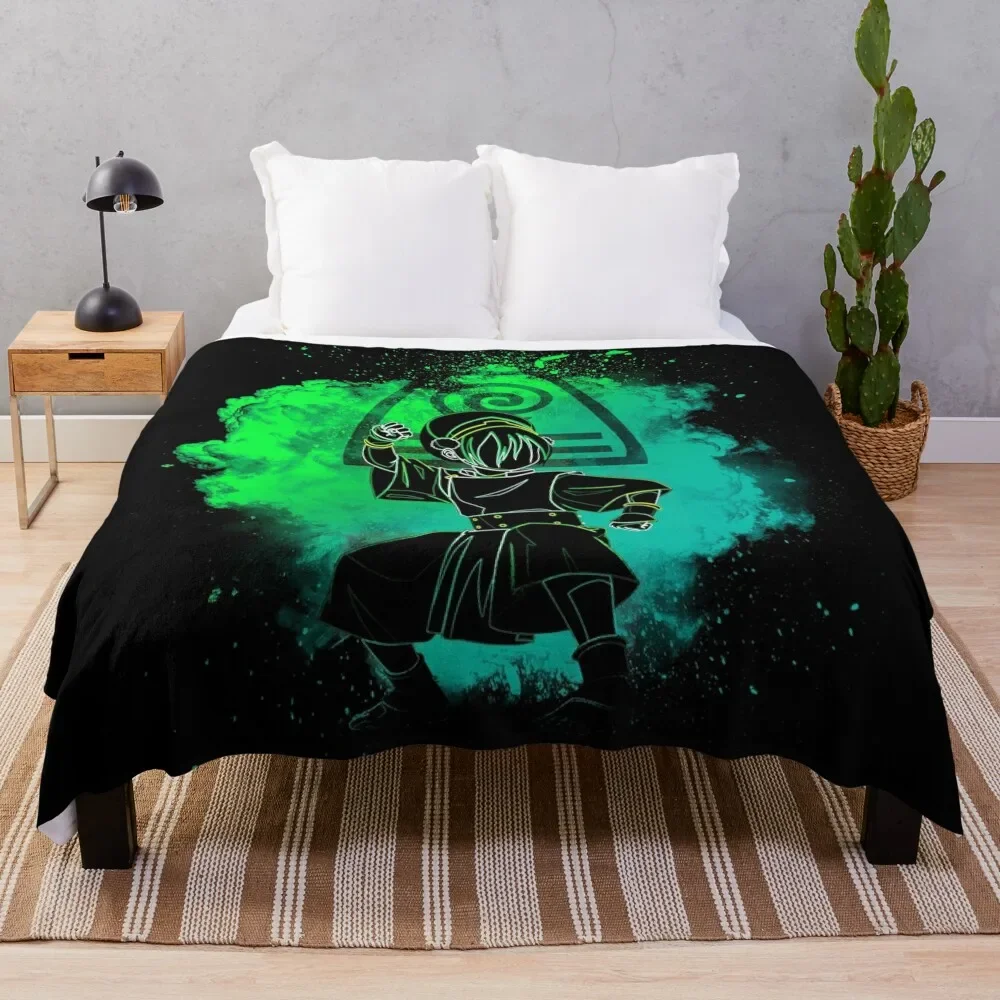 

Soul of the Earthbender Throw Blanket Moving Summer Beddings cosplay anime blankets and throws blankets ands Blankets