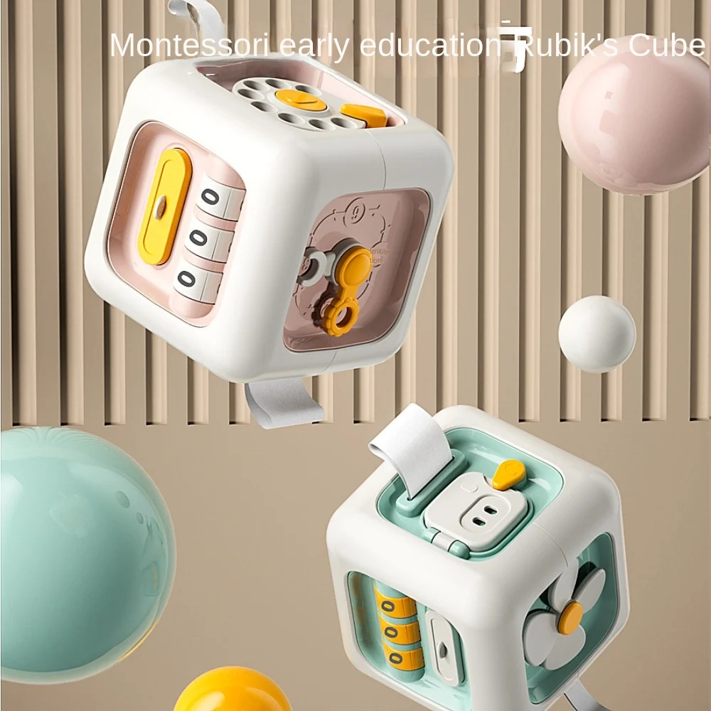 Baby Practice Skills Drawer Cube 6 in 1 Montessori Educational Toys Sensory Busy Board Fidget Educational Toys for Girl Boy
Baby Practice Skills Drawer Cube 6 in 1 Montessori Educational Toys Sensory Busy Board Fidget Educational Toys for Girl Boy