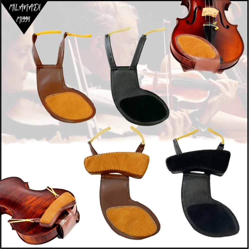 

Violin Chinrest Shoulder Rest Violin Left Shoulder Pads Violin Padded Chin Rest 1/8 1/4 1/2 3/4 4/4 Violin Accessory Parts