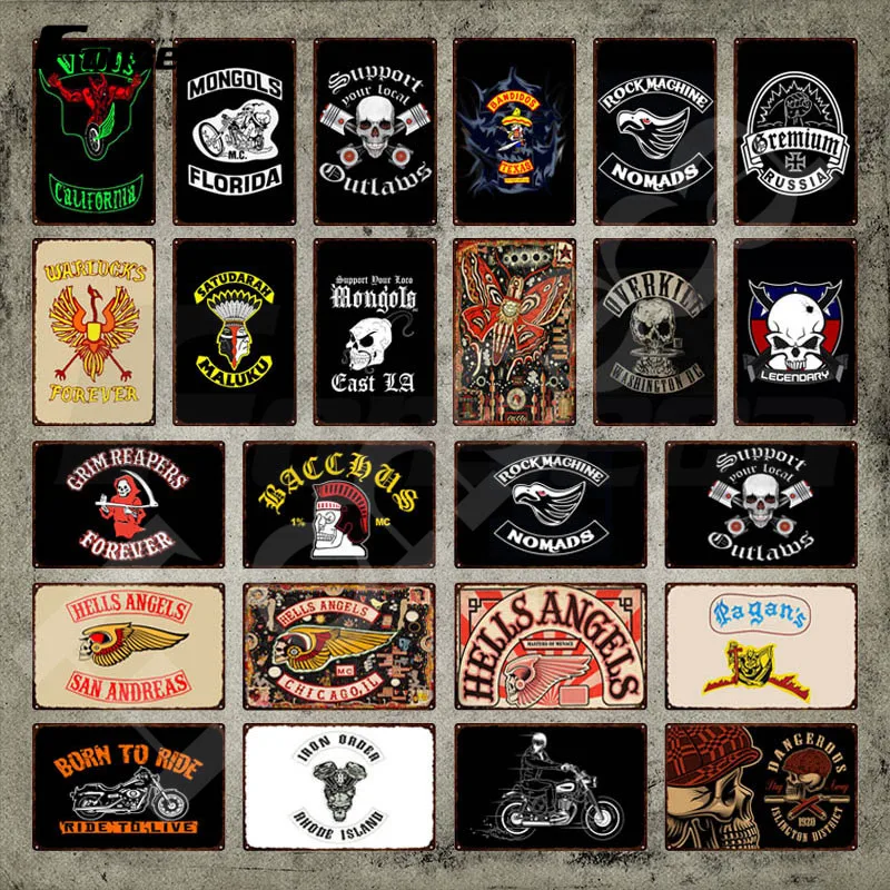 Motorcycles and Skulls Metal Sign Vintage Tin Sign Metal Plate Decorative Iron Painting Wall Art Stickers Plaque for Club Decor
Motorcycles and Skulls Metal Sign Vintage Tin Sign Metal Plate Decorative Iron Painting Wall Art Stickers Plaque for Club Decor