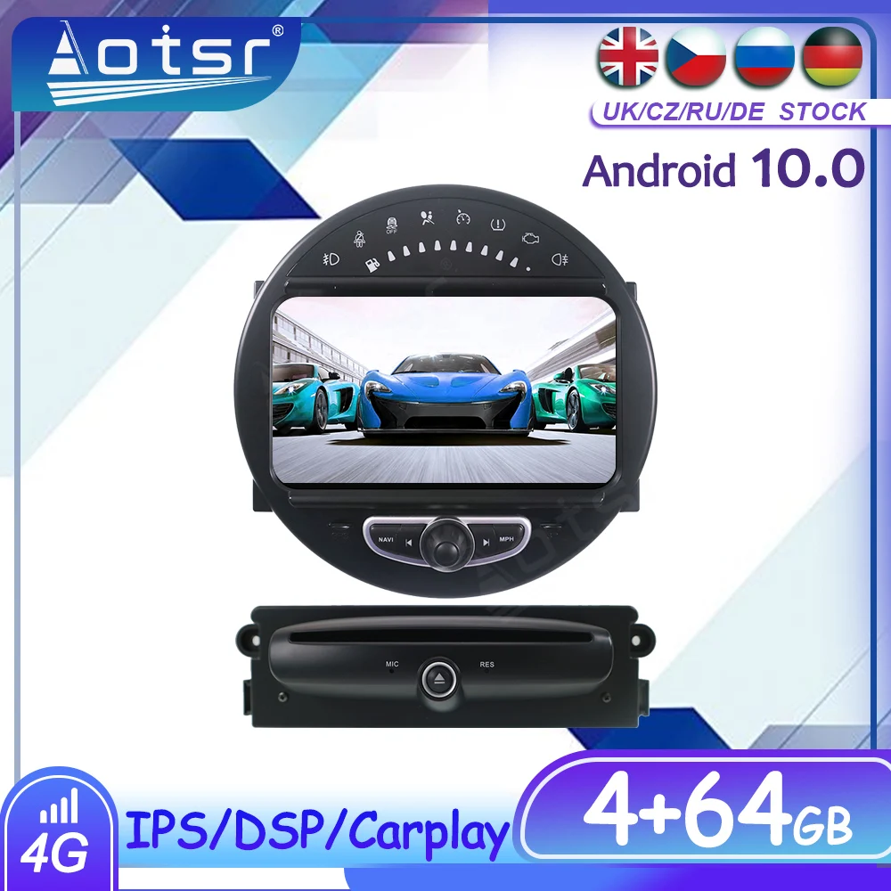 

Android Car Multimedia Radio Player Stereo For BMW MINI Cooper R56 R57 R58 R59 R60 2006 - 2013 GPS Navi Auto Audio Head Unit Din