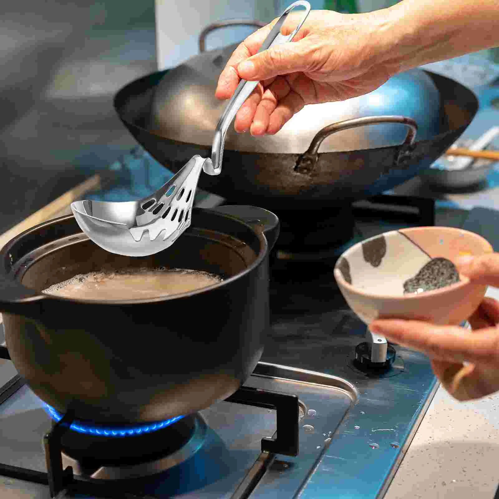 Serving Utensils Oil Soup Separator Perforated Spoon Daily Use Reusable Appliance Small Spoons Cooking Slotted
Serving Utensils Oil Soup Separator Perforated Spoon Daily Use Reusable Appliance Small Spoons Cooking Slotted