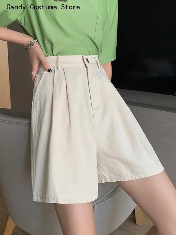 Summer Shorts 100% Cotton Korean Oversize 4Xl Shorts Women Harajuku High Waist Fashion Wide Leg Short Pants Solid All Match
Summer Shorts 100% Cotton Korean Oversize 4Xl Shorts Women Harajuku High Waist Fashion Wide Leg Short Pants Solid All Match