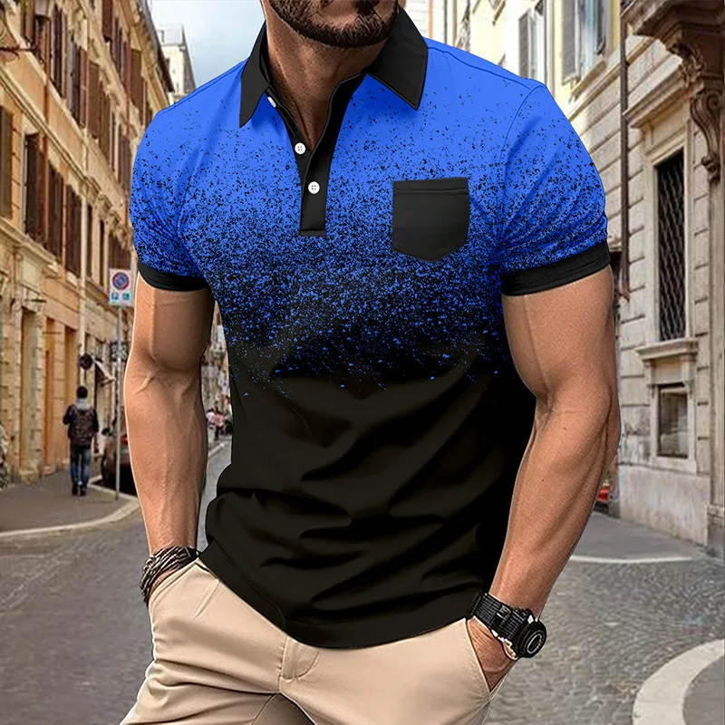 GZMS-ins 2024Summer PocketPOLOShirt Zipper Men's Printed Dots Gradient Polo Shirt Men
GZMS-ins 2024Summer PocketPOLOShirt Zipper Men's Printed Dots Gradient Polo Shirt Men