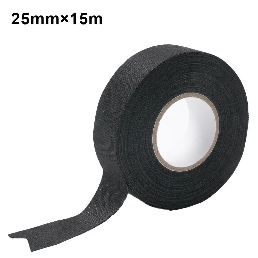 Car Bonded Wiring Tape 25mmX15m Heat-resistant Adhesive Cloth Fabric Tape For Auto Cable Harness Wiring Loom Electrical Tape
Car Bonded Wiring Tape 25mmX15m Heat-resistant Adhesive Cloth Fabric Tape For Auto Cable Harness Wiring Loom Electrical Tape