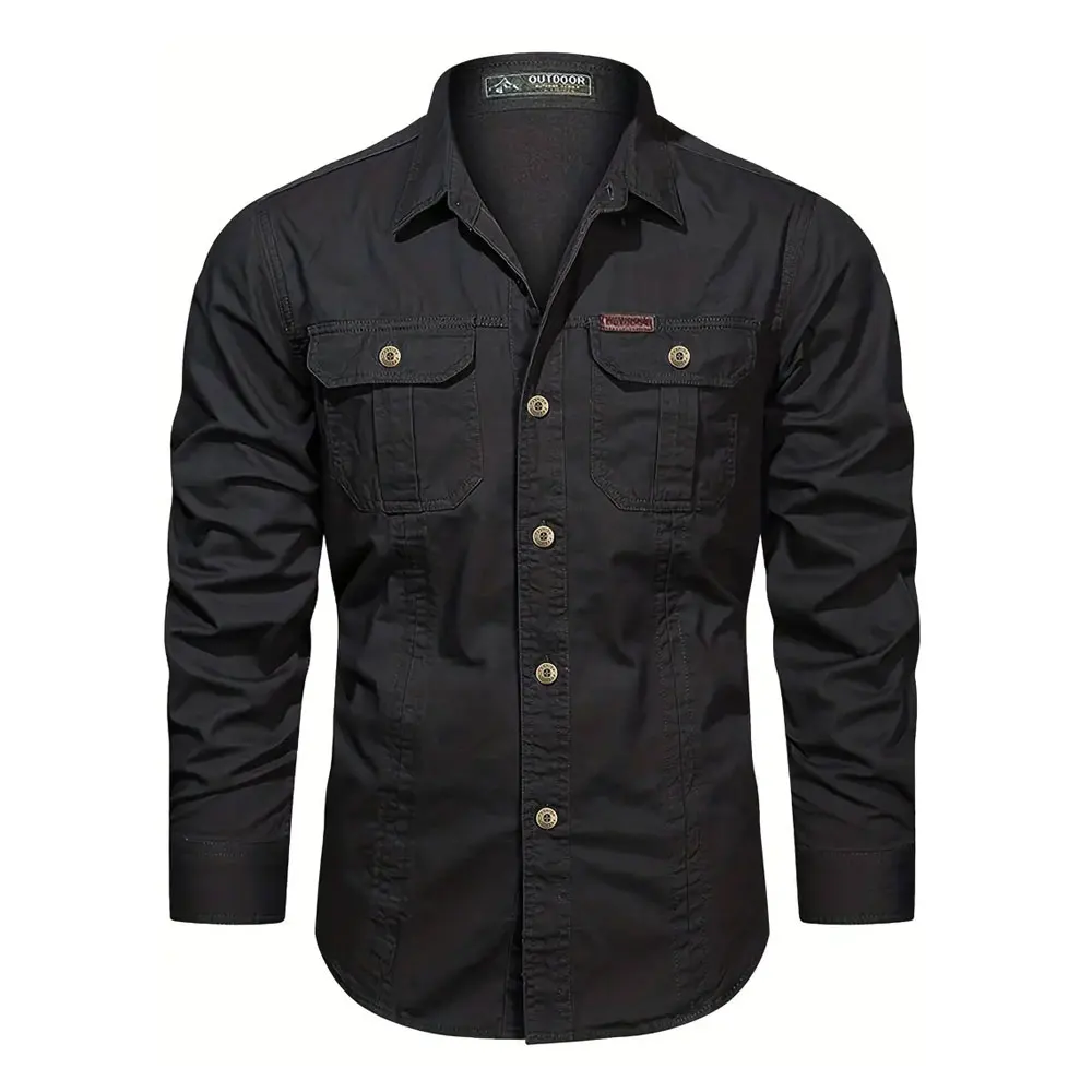 Men's Cargo Shirt Trendy Casual Long Sleeve Cargo Shirt With Pockets, Men's Shirt For Spring Autumn, Tops For Men Clothing
Men's Cargo Shirt Trendy Casual Long Sleeve Cargo Shirt With Pockets, Men's Shirt For Spring Autumn, Tops For Men Clothing