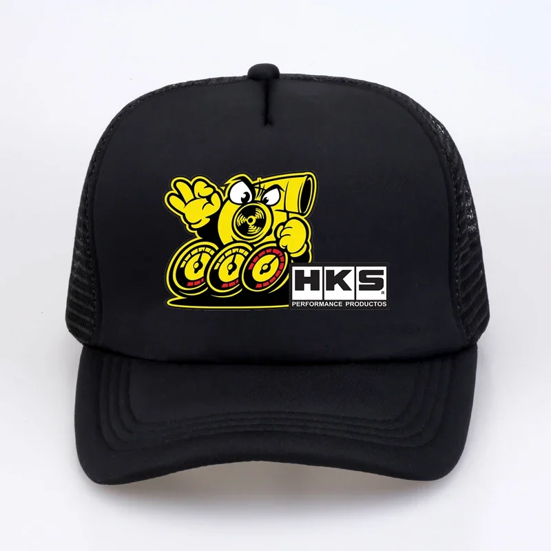 

caps for men Limited HKS Power and Sportser Performance Turbo Logo Baseball cap unisex Adjustable Mesh Breathable Trucker hat