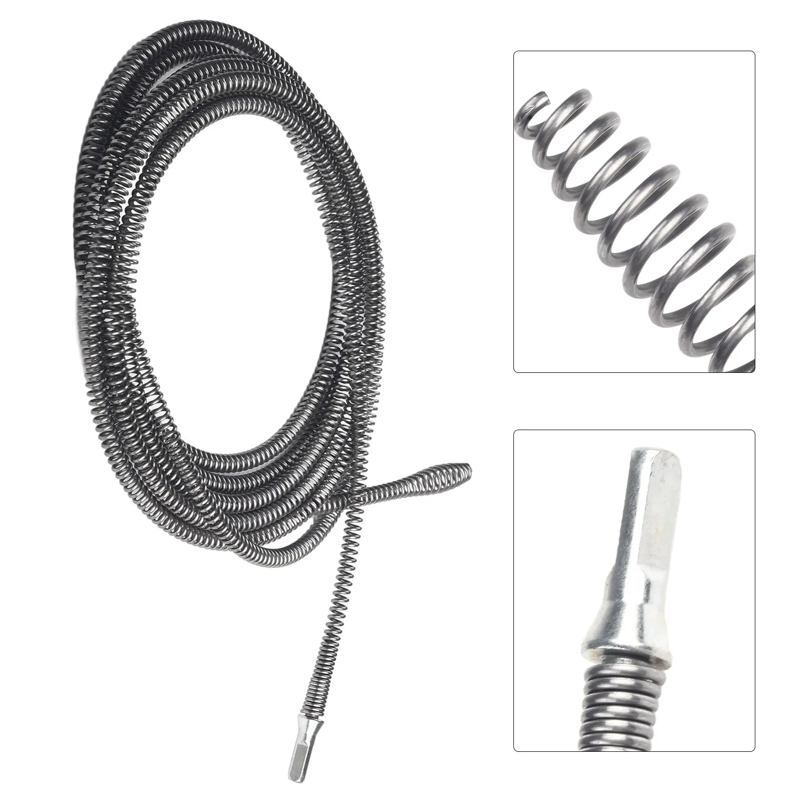 Connect The Drill Spring Pipe Pipe Dredging Tools Pipe Dredging Brush Bathroom Hair Sewer Sink Cleaning Brush Drain Cleaner
Connect The Drill Spring Pipe Pipe Dredging Tools Pipe Dredging Brush Bathroom Hair Sewer Sink Cleaning Brush Drain Cleaner
