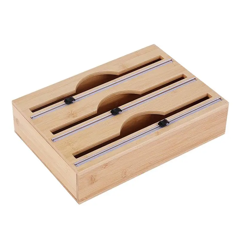Wrap Dispenser & Cutter For Cling Film Refillable Food Wrap Dispenser For Roll Tin Foil Cling Film Storage Organizer With Slid
Wrap Dispenser & Cutter For Cling Film Refillable Food Wrap Dispenser For Roll Tin Foil Cling Film Storage Organizer With Slid