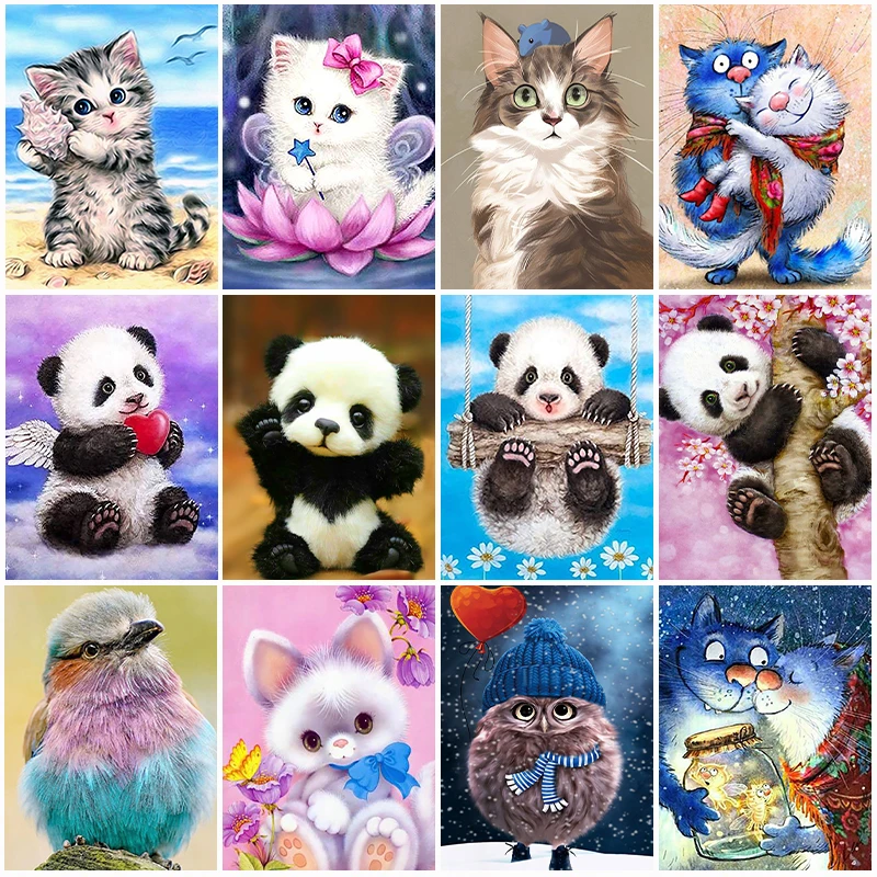 5D DIY Diamond Painting Diamond Mosaic Cute Animal Panda Cross Stitch Embroidery Rhinestone Diamond DIY Crafts Home Decor Gift
5D DIY Diamond Painting Diamond Mosaic Cute Animal Panda Cross Stitch Embroidery Rhinestone Diamond DIY Crafts Home Decor Gift