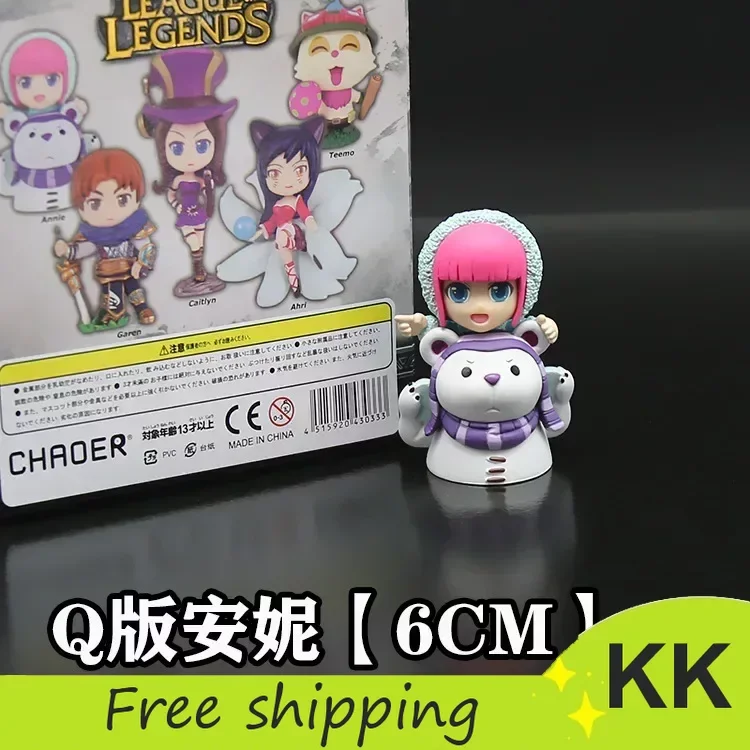 

6cm LOL Anime Figure Irelia Akali Zed Lee Sin Kawaii Manga Action Figure Free Shipping Items Birthday PVC Model Doll Gift Toys