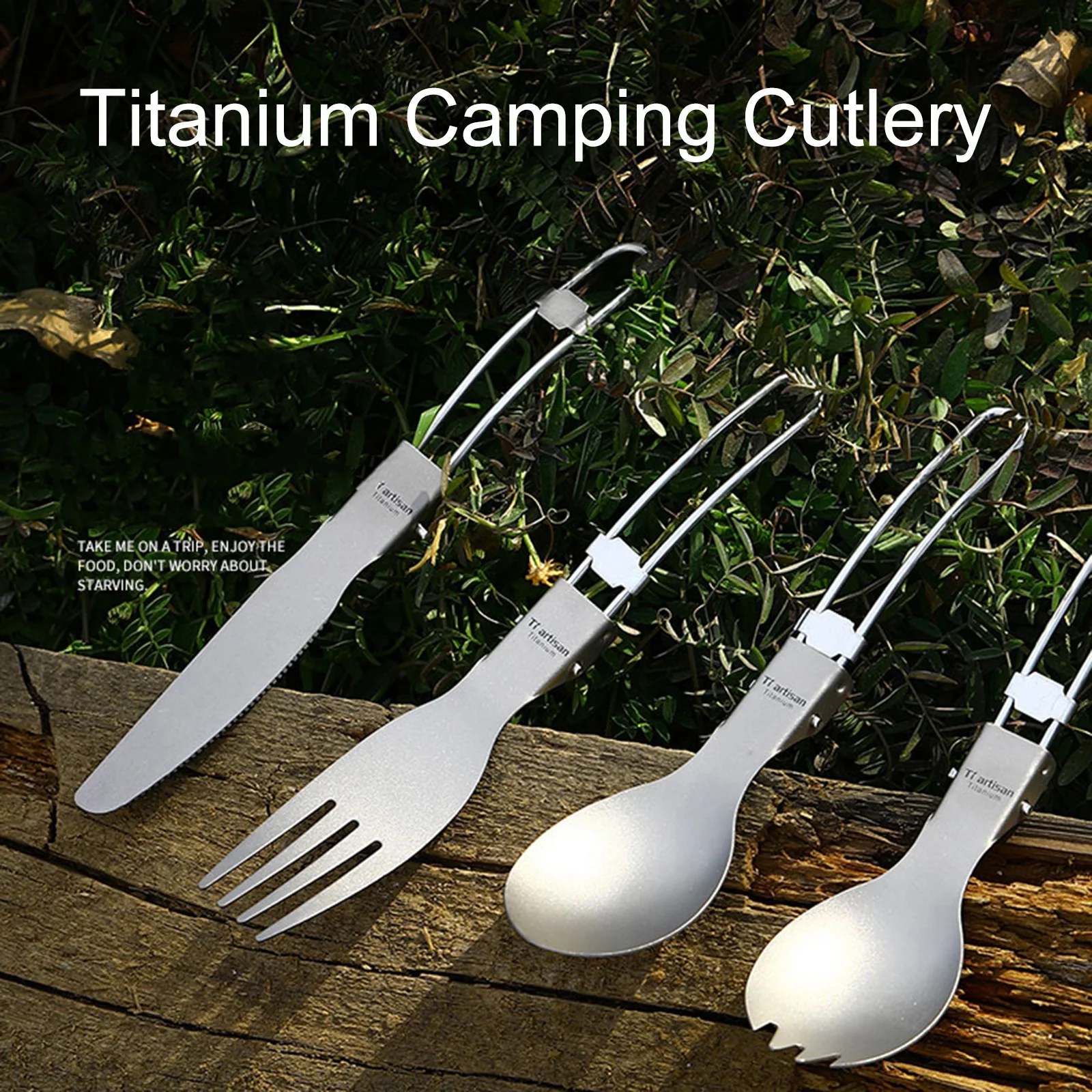Titanium Spork Spoon With Folding Handle Dinnerware Camping Tableware Cutlery For Outdoor Camping Picnics Hiking Indoor Settings
Titanium Spork Spoon With Folding Handle Dinnerware Camping Tableware Cutlery For Outdoor Camping Picnics Hiking Indoor Settings