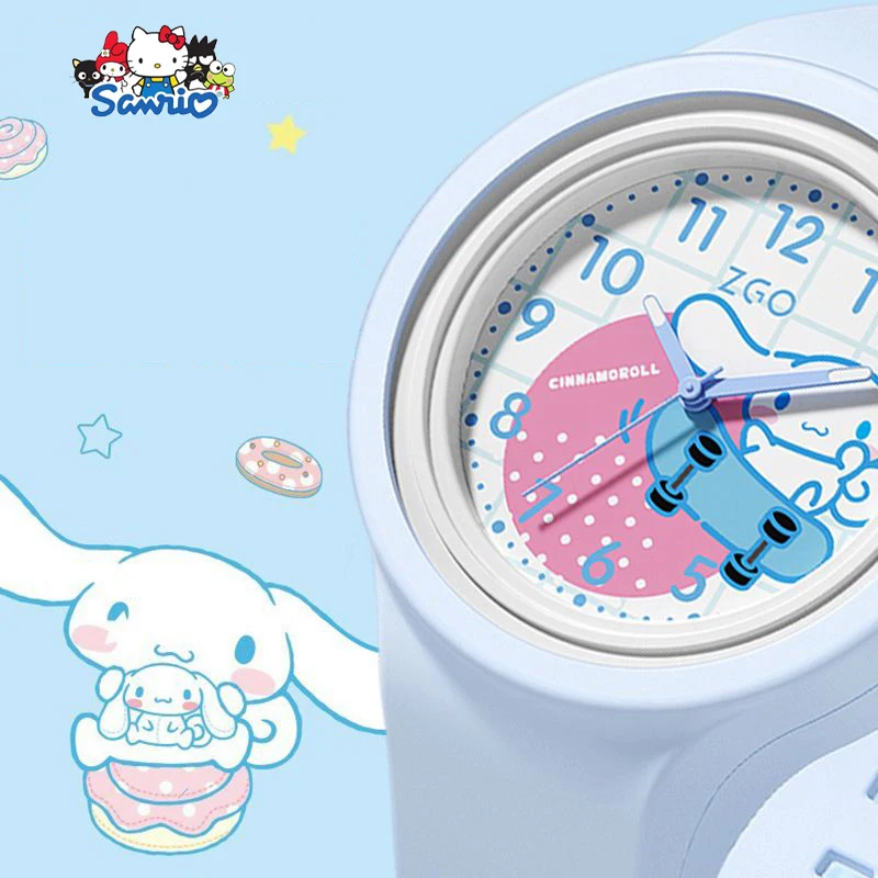 Детские Кварцевые часы Sanrio Cinnamoroll, милые Мультяшные часы Kuromi для осмотра студентов, детские подарки на день рождения для девочек
Детские Кварцевые часы Sanrio Cinnamoroll, милые Мультяшные часы Kuromi для осмотра студентов, детские подарки на день рождения для девочек