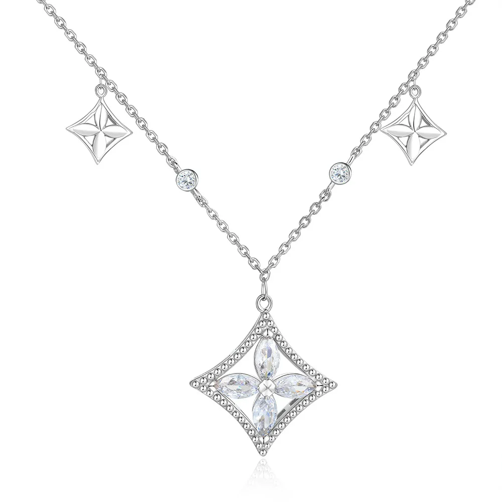 Fringed Four-leaf Clover Necklace For Women Full Rhinestone Necklace Titanic Heart Of Ocean Blue Heart Love Forever Jewelry
Fringed Four-leaf Clover Necklace For Women Full Rhinestone Necklace Titanic Heart Of Ocean Blue Heart Love Forever Jewelry