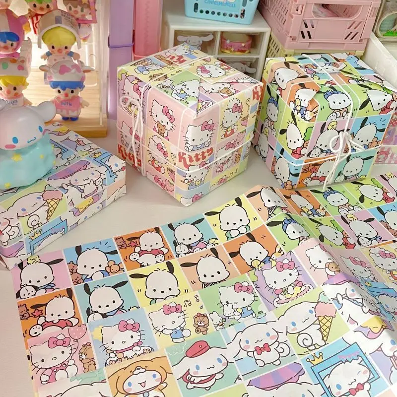 Kawaii Sanrio Anime Wrapping Paper Cartoon Cute Thickened Book Cover Textbook Cover Can Cut Gift Paper Diy Gift Wrapping Paper
Kawaii Sanrio Anime Wrapping Paper Cartoon Cute Thickened Book Cover Textbook Cover Can Cut Gift Paper Diy Gift Wrapping Paper