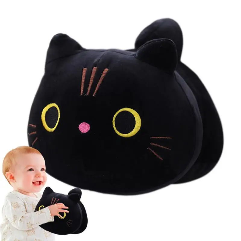 

Cat Plushie Cute Cartoon Kitten Throw Sleeping Pillow Fluffy Cartoon Cat Plushies Doll Multifunctional Creative Stuffed Animals