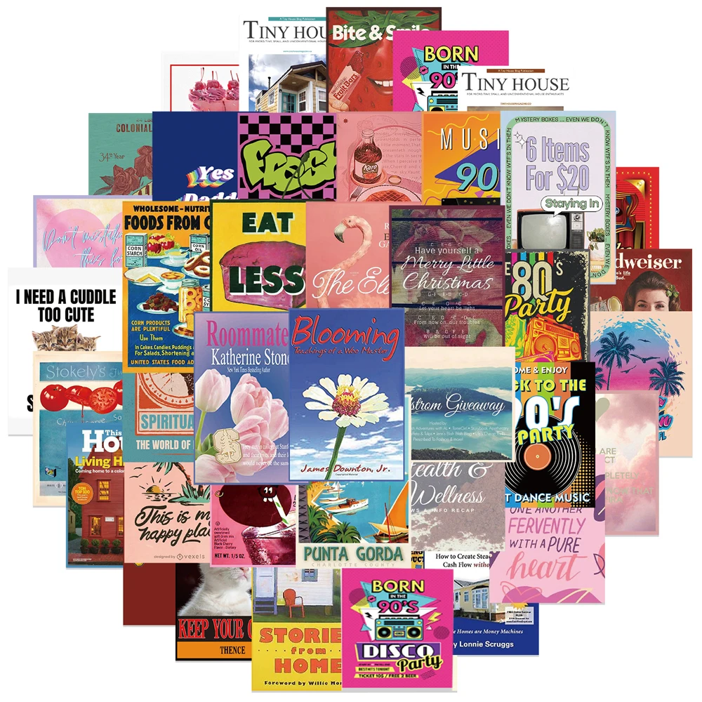 10/20/40pcs Cool 90s Vintage Magazine Graffiti Stickers Retro Poster Motorcycle Car Guitar Laptop Luggage Waterproof Sticker
10/20/40pcs Cool 90s Vintage Magazine Graffiti Stickers Retro Poster Motorcycle Car Guitar Laptop Luggage Waterproof Sticker