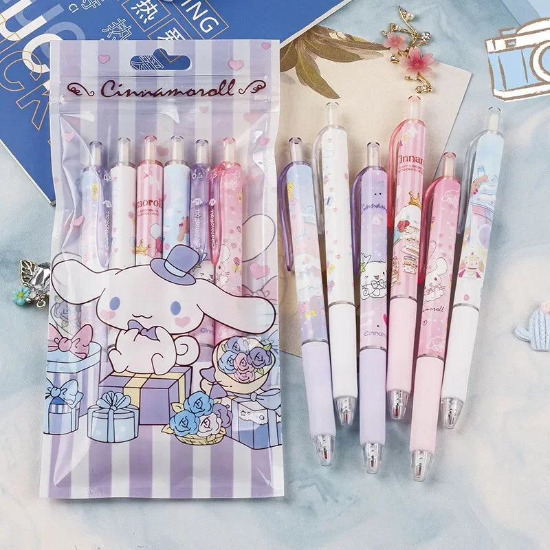 Sanrio Anime Cinnamoroll Cute Cartoon Examination Retractable Pen School Stationery Quick-dry Kawaii Students Gel Pen
Sanrio Anime Cinnamoroll Cute Cartoon Examination Retractable Pen School Stationery Quick-dry Kawaii Students Gel Pen