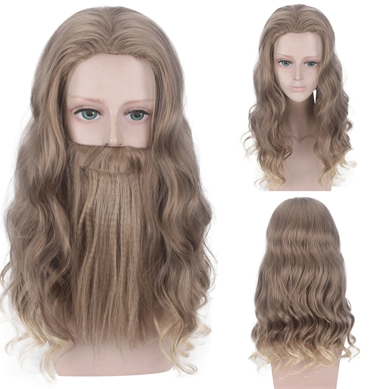 Avenger Alliance Thor Cos Wig with Beard Cosplay Costumes Wigs Accessories Halloween Party Wigs
Avenger Alliance Thor Cos Wig with Beard Cosplay Costumes Wigs Accessories Halloween Party Wigs