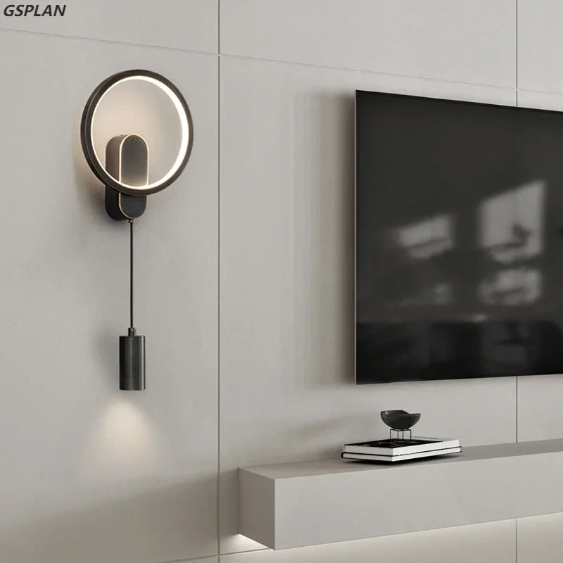 Modern Sconce LED Wall Light Nordic Room Decor Wall Lamp For Bedroom Bedside Vintage Home Indoor Black/Gold Wall Lighting
Modern Sconce LED Wall Light Nordic Room Decor Wall Lamp For Bedroom Bedside Vintage Home Indoor Black/Gold Wall Lighting