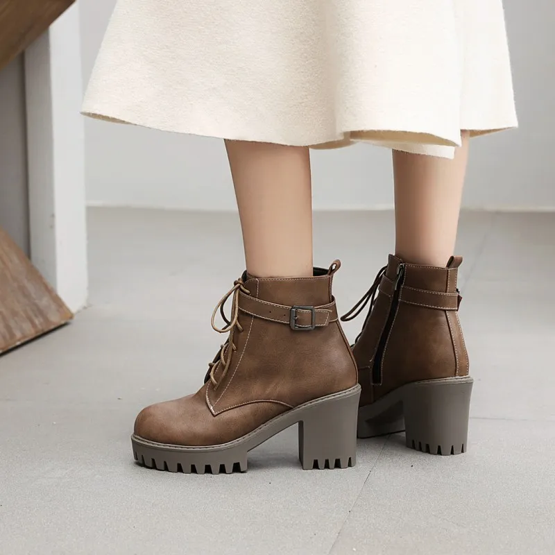 Big Size Lace up boots boots women shoes ankle boots for women ladies boots shoes woman winter
Big Size Lace up boots boots women shoes ankle boots for women ladies boots shoes woman winter