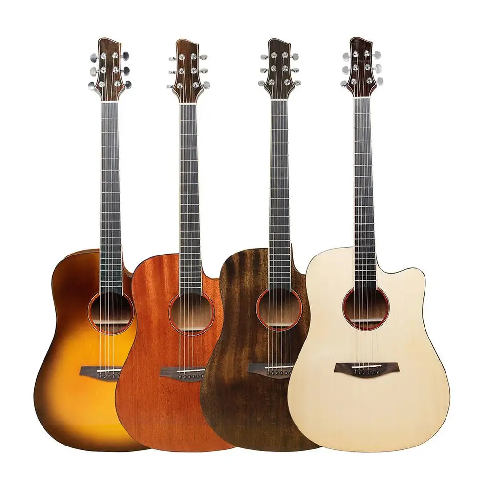 40-inch Acoustic Guitar Mahogany Wood Folk Guitar with Wrench Wipe Cloth Playing Musical Instruments Gifts For Kids Beginners 
40-inch Acoustic Guitar Mahogany Wood Folk Guitar with Wrench Wipe Cloth Playing Musical Instruments Gifts For Kids Beginners