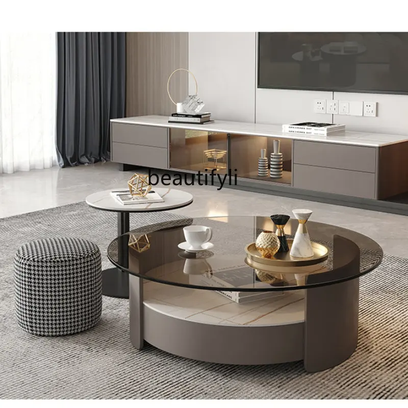 Stone Plate Baking Finish Tea Table Italian Household Small Apartment Living Room Simple Telescopic TV Cabinet Unit furniture
Stone Plate Baking Finish Tea Table Italian Household Small Apartment Living Room Simple Telescopic TV Cabinet Unit furniture