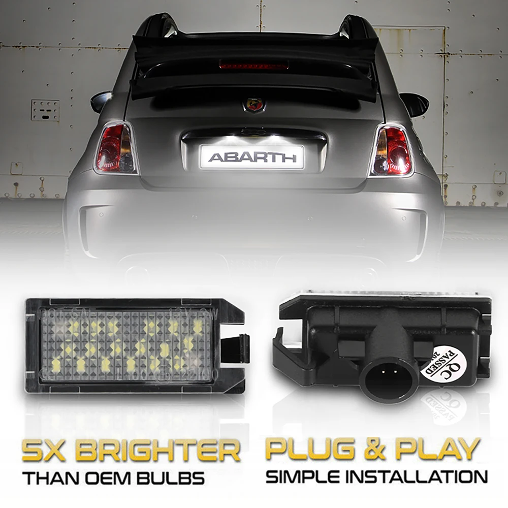 2Pcs Error Free LED Number License Plate Light Lamps For Jeep Compass Grand Cherokee Patriot Fiat 500 Dodge Viper Maserati Levan
2Pcs Error Free LED Number License Plate Light Lamps For Jeep Compass Grand Cherokee Patriot Fiat 500 Dodge Viper Maserati Levan