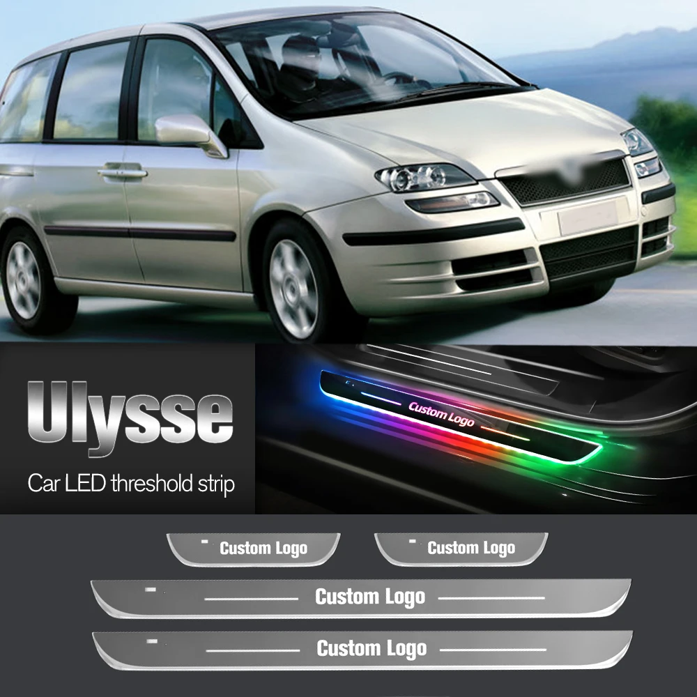 

Car Door Sill Light For Fiat Ulysse 2002-2011 2005 2007 2008 2010 Customized Logo LED Welcome Threshold Pedal Lamp Accessories
