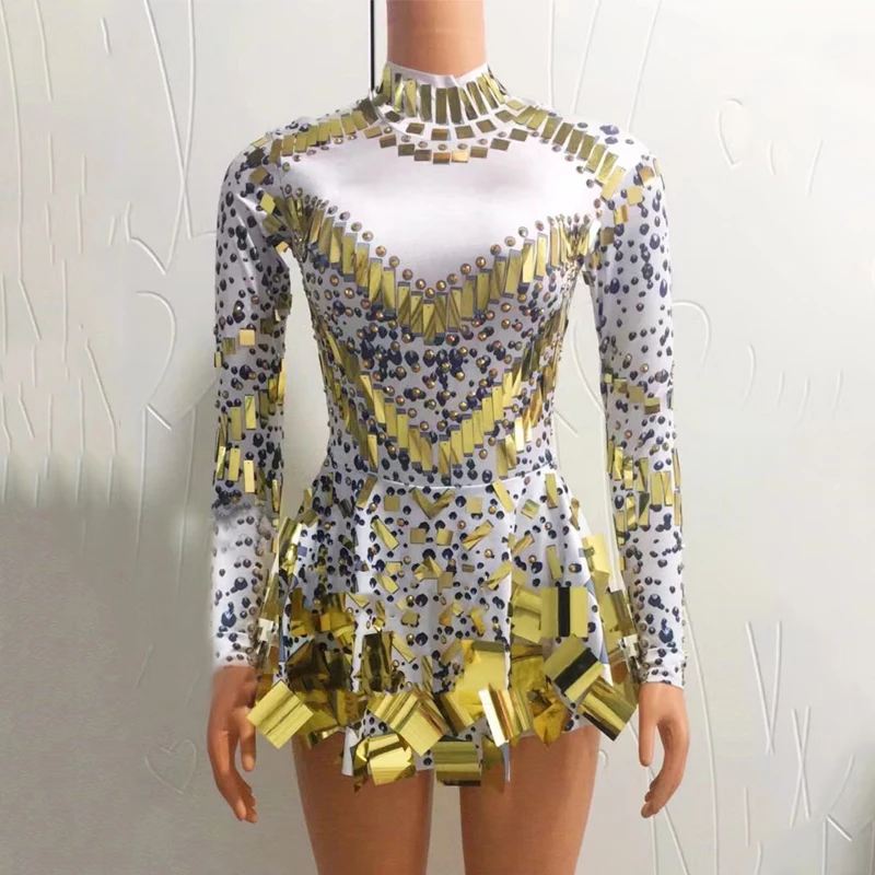 Full Rhinestones Sequins Dresses Women Jazz Evening Dress Birthday Celebrate Costume Nightclub Stage Festival Outfit XS6269
Full Rhinestones Sequins Dresses Women Jazz Evening Dress Birthday Celebrate Costume Nightclub Stage Festival Outfit XS6269