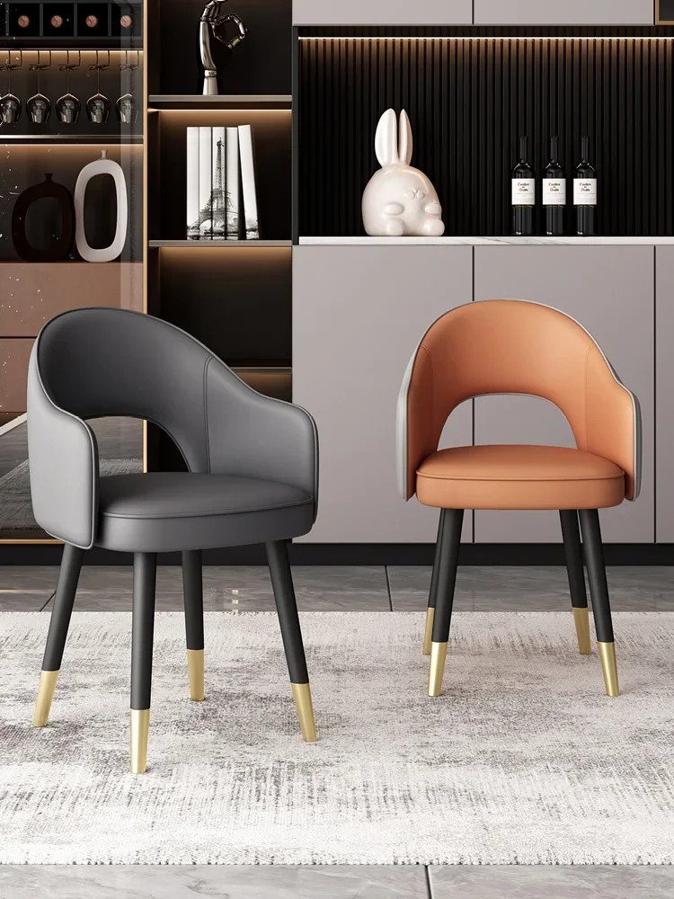 Light Luxury Nordic High-End Chair Home Leather Stool Modern Minimalist Dining Chair Home
Light Luxury Nordic High-End Chair Home Leather Stool Modern Minimalist Dining Chair Home
