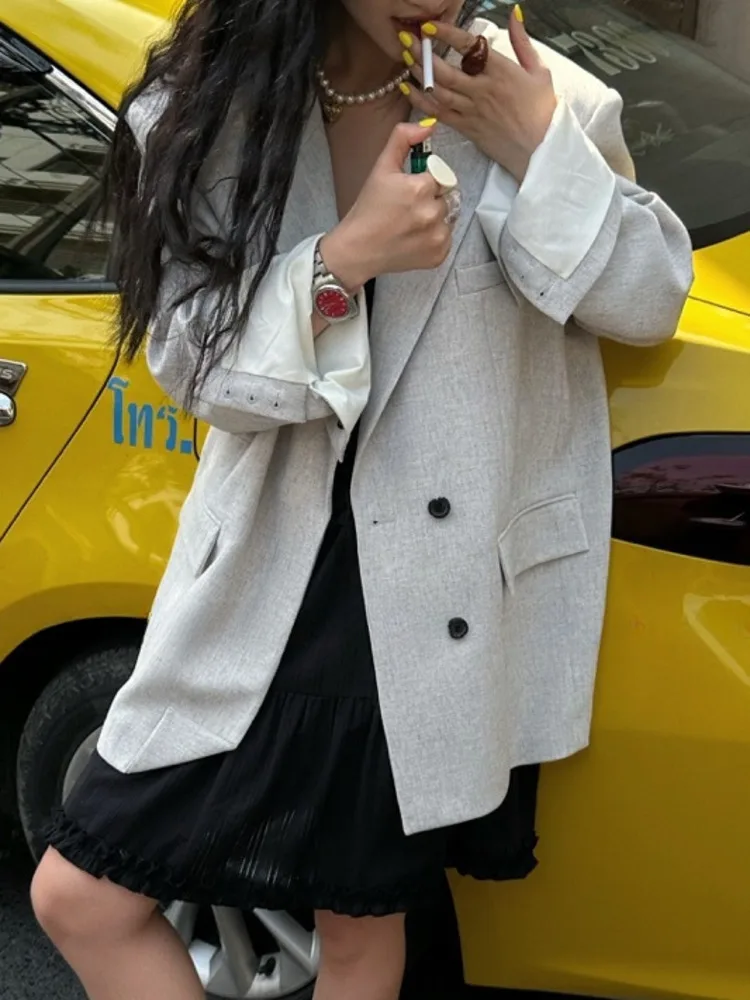 BJTZ Niche Designer Versatile Big Size Blazer Coat For Women 2024 Spring Autumn New Loose Casual Jacket Overcoat Female HL526
BJTZ Niche Designer Versatile Big Size Blazer Coat For Women 2024 Spring Autumn New Loose Casual Jacket Overcoat Female HL526