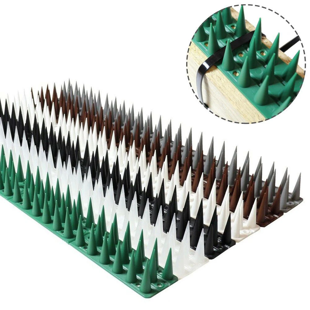1PC Plastic Fence Wall Spikes Spike Defender Deterrent Spikes Bird Spikes Garden Security Garden Supplies 45cmx4.5cmx3.7cm
1PC Plastic Fence Wall Spikes Spike Defender Deterrent Spikes Bird Spikes Garden Security Garden Supplies 45cmx4.5cmx3.7cm