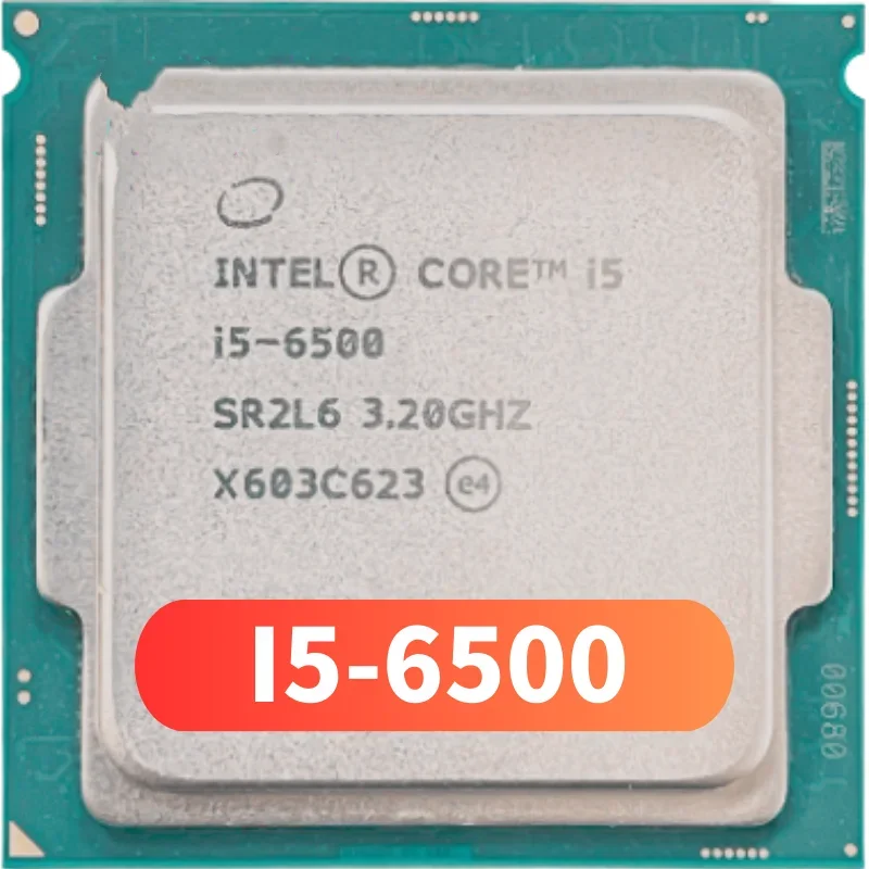 

Процессор Intel Core i5-6500 i5 6500 3,2 ГГц четырехъядерный четырехпоточный процессор 65 Вт 6 Мб LGA 1151