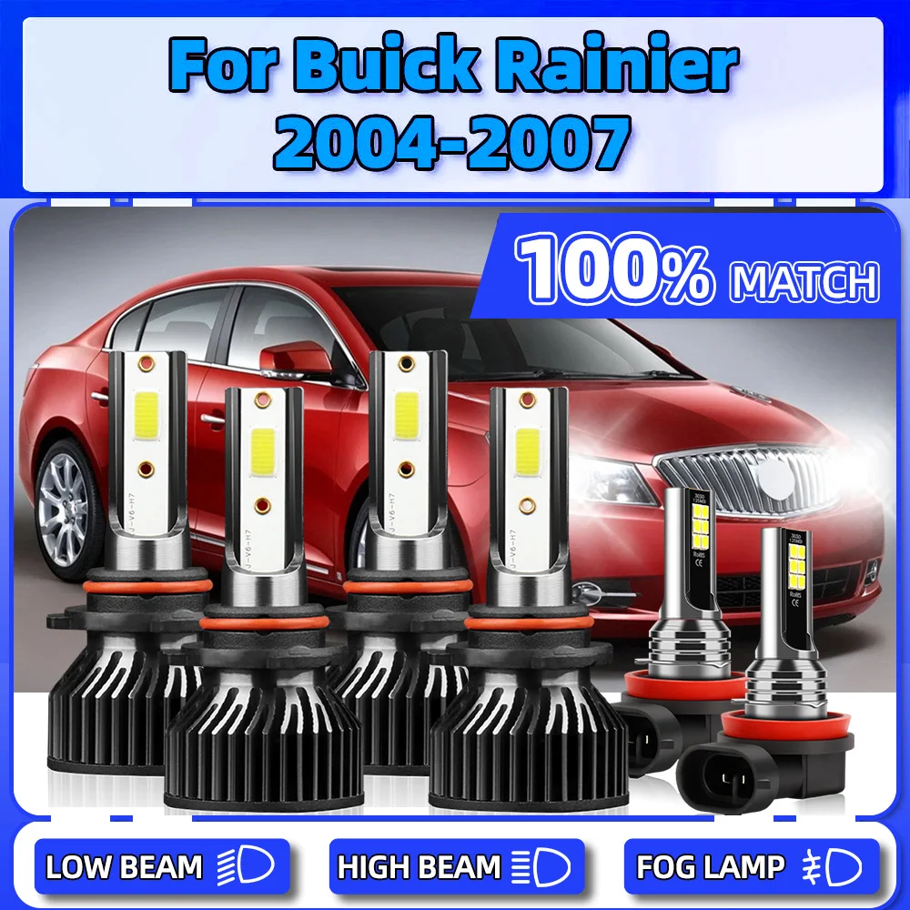 Canbus LED Headlight Bulbs 360W Turbo Auto Head Lamps 6000K 12V CSP Chips Car Fog Lights For Buick Rainier 2004 2005 2006 2007
Canbus LED Headlight Bulbs 360W Turbo Auto Head Lamps 6000K 12V CSP Chips Car Fog Lights For Buick Rainier 2004 2005 2006 2007