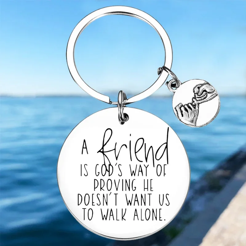 

Hot Women Friendship Gifts Keychain Pendant best Friends Key Chain BFF Birthday Graduation Gifts