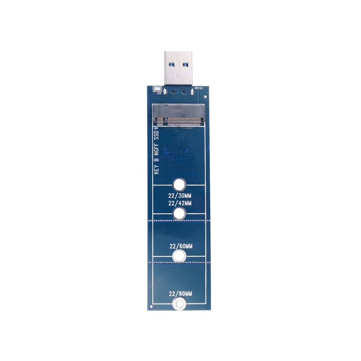 SSD M2 to USB Adapter M.2 to USB Adapter B Key M.2 SATA Protocol SSD Adapter NGFF to USB 3.0 SSD Card
SSD M2 to USB Adapter M.2 to USB Adapter B Key M.2 SATA Protocol SSD Adapter NGFF to USB 3.0 SSD Card