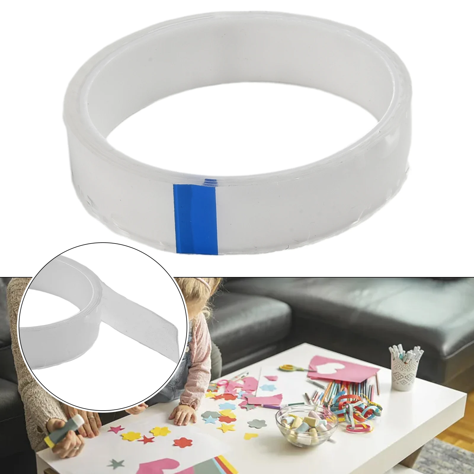 Double Sided Tape High Viscosity Double Sided Tape Easy To Cut Washable And Reusable Waterproof Tape Strongly Bonded
Double Sided Tape High Viscosity Double Sided Tape Easy To Cut Washable And Reusable Waterproof Tape Strongly Bonded