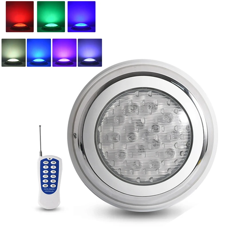 54W RGB Led Swimming Pool Light LED Waterproof 12V Outdoor RGB UnderWater Light Pond Led Piscina Luz Spotlight
54W RGB Led Swimming Pool Light LED Waterproof 12V Outdoor RGB UnderWater Light Pond Led Piscina Luz Spotlight