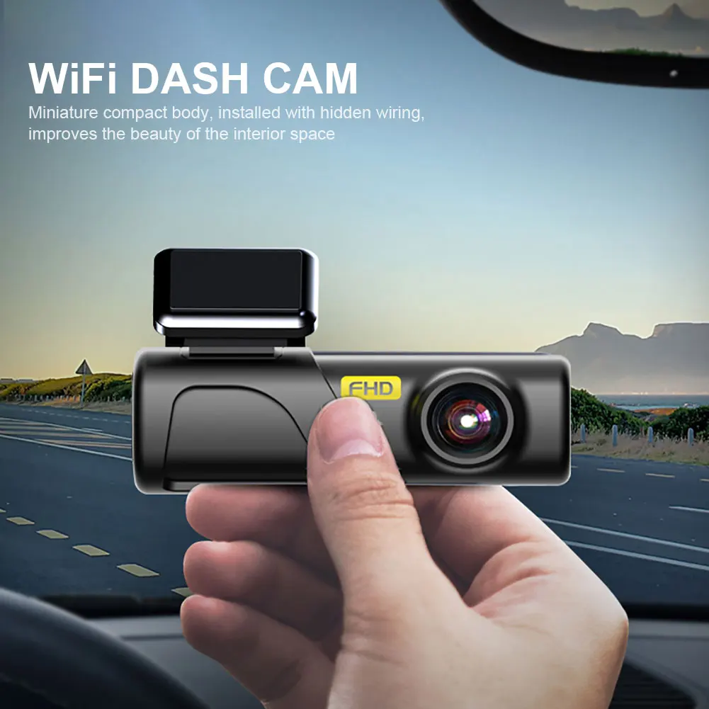 

1080P Wifi Dash Cam for Car Camera Dvr Para Coche Dashcam 24h Parking Monitor Voiture Kamera Mini Hidden Auto Video Registrator