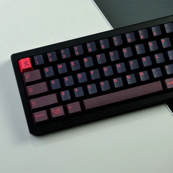 Teclas PBT espessas em branco para teclados mecânicos 8 129 Keys GMK Red dragon Keycaps PBT Keycaps Dye Sublimation Cherry Profile Keycap For MX switch Mechanical Keyboard Keycaps