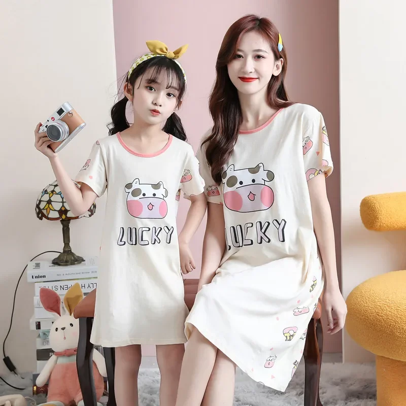 Summer Girls Unicorn Nightgown Pajamas Kids Short Sleeved Nightdress Cute 100% Cotton Child Baby Sleeping Dress Size 2-20 Years
Summer Girls Unicorn Nightgown Pajamas Kids Short Sleeved Nightdress Cute 100% Cotton Child Baby Sleeping Dress Size 2-20 Years