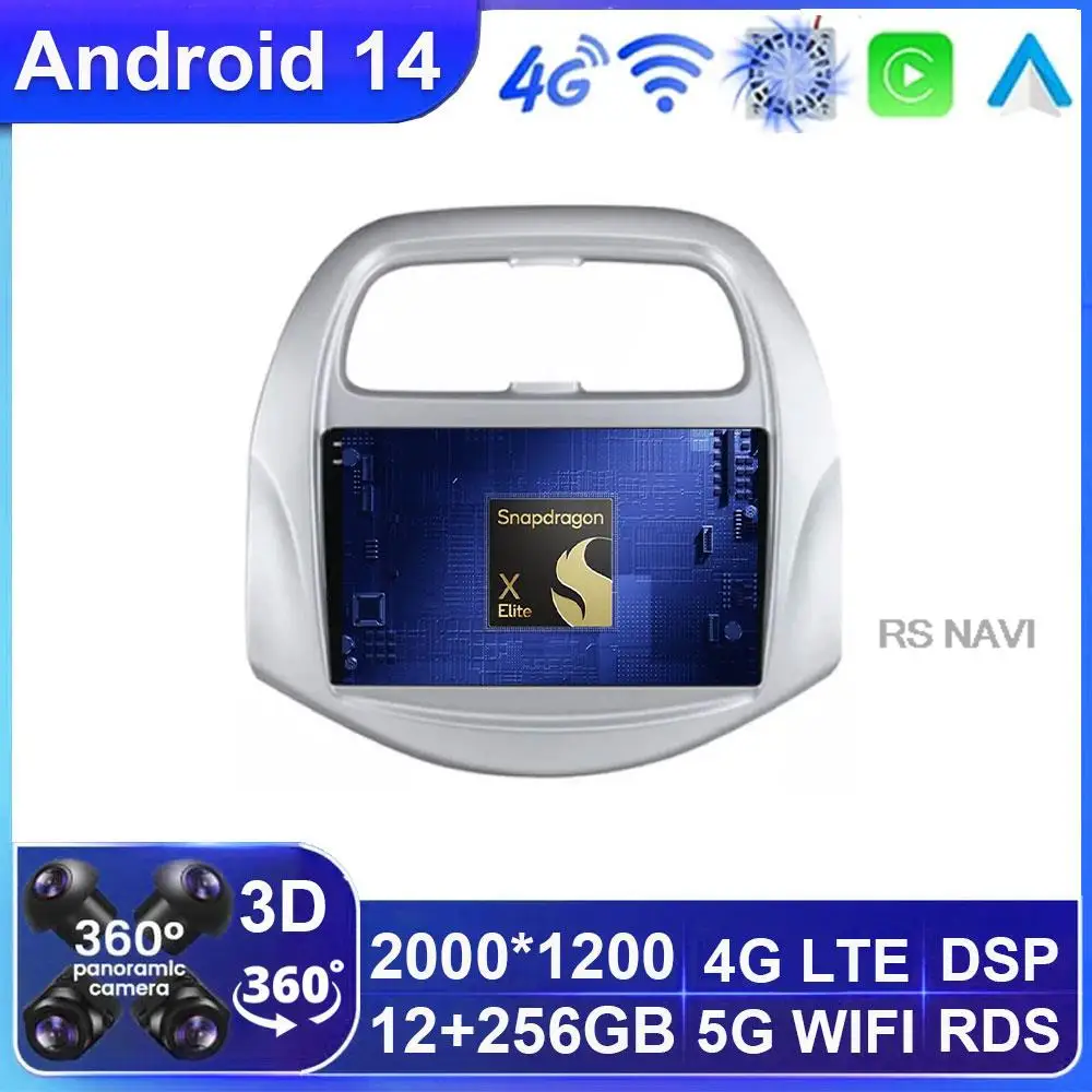 Android 14 Car Rodio for Chevrolet SPARK BEAT 2018-2019 Carplay Auto Multimedia Video Player Navigation Head Unit 360 Camera GPS
Android 14 Car Rodio for Chevrolet SPARK BEAT 2018-2019 Carplay Auto Multimedia Video Player Navigation Head Unit 360 Camera GPS