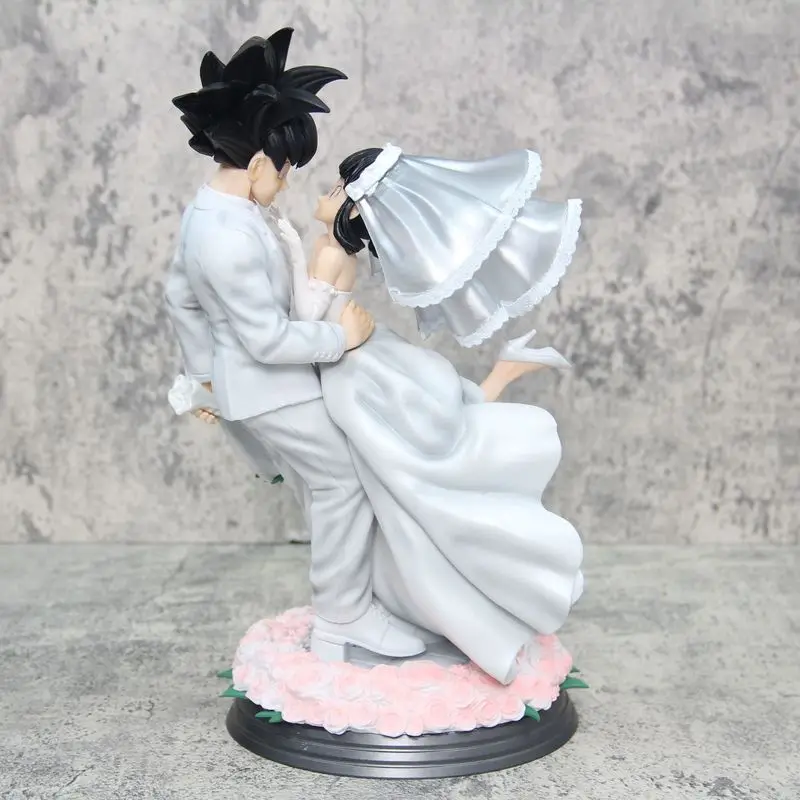 

31cm Anime Dragon Ball Gk Goku Kiki Marriage Scene Action Figure Statue Ornament Collectible Model Valentine'S Day Birthday Gift