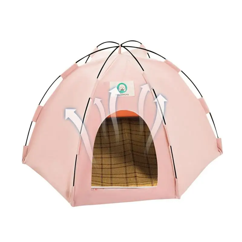 

Tent For Dogs Cave For Indoor Cats Foldable Cat Teepee Breathable Cat Bed Cave Cat Play Tents Summer Cat House For Small Medium