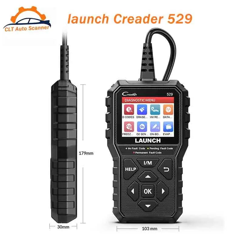 New launch Creader 529 OBD2 Scanner Automotive Diagnostic Tool OBDII Code Reader Fault Code Read OBD Scan DIY Code Reader CR529
New launch Creader 529 OBD2 Scanner Automotive Diagnostic Tool OBDII Code Reader Fault Code Read OBD Scan DIY Code Reader CR529